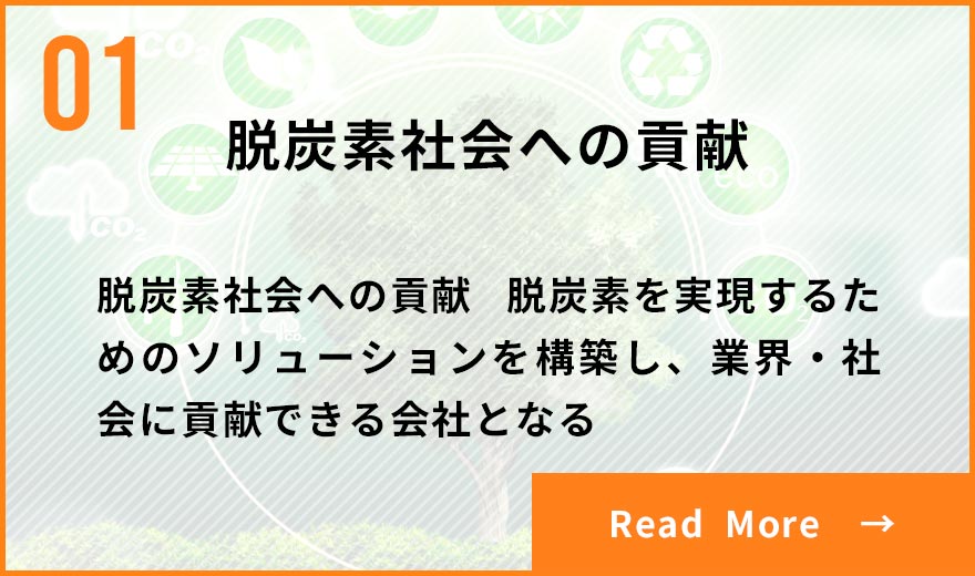 脱炭素社会への貢献